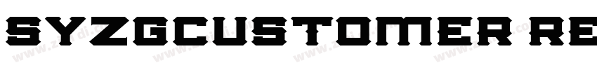 syzgcustomer Regula字体转换